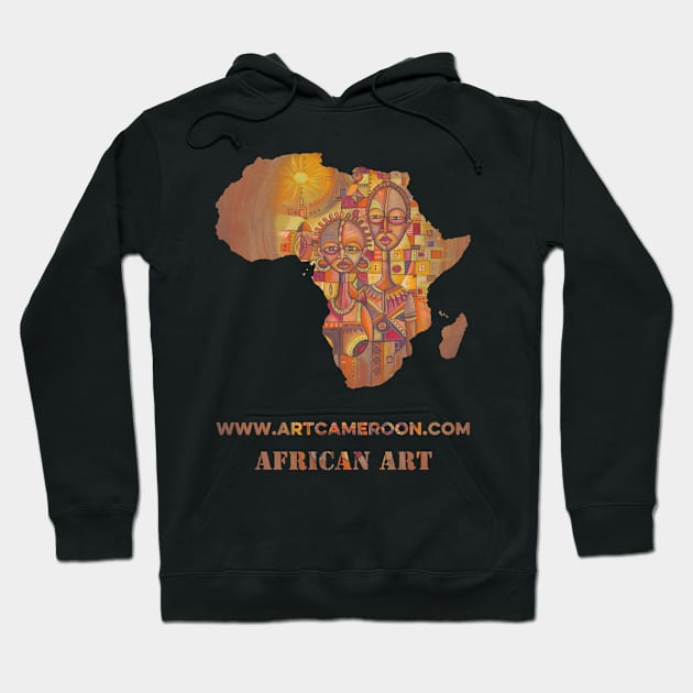 Couple II Hoodie by ArtCameroon